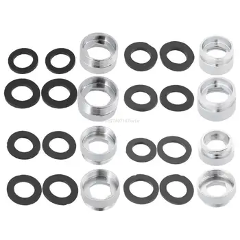 2Pcs Stainless Steels Tap Adapter Kitchen Faucet Adaptors Tap Aerator Connector 1
