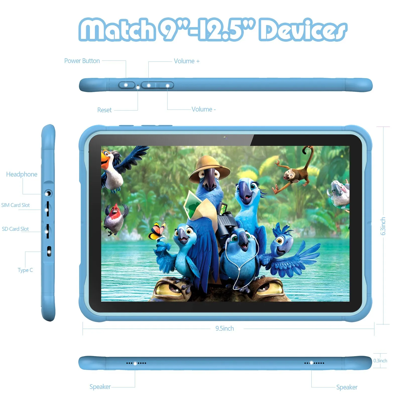Kid tablet android tablet tablet pc 10 Inch Kids Tablet Android 13 Go WIFI Quad Core Processor 2GB RAM 64GB ROM YouTube with Case