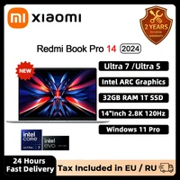 XIAOMI Redmi Book Pro 14 2024 Laptop Intel Ultra5 125H 7 155H RAM 32GB SSD 1TB 14"Inch 2.8K 120Hz Notebook Ultrabook Computer PC 1