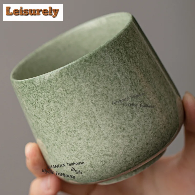 230ml Ancient Style Teacup Traditional Tea Bowl Water Jug Tea-tasting Meditation Cup Chazhan Master Cups Drinkware Supplies Gift