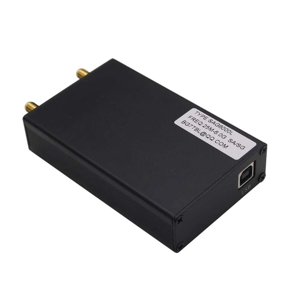 25MHz-6GHz 신호 소스 추적 신호 발생기 간단한 스펙트럼 분석기 SAG6000L