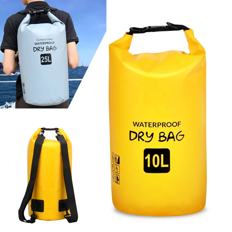 

Camping Equipment Waterproof Sports Bags Raft River Packing For Trekking Men's Roll Top Swimming Women Travel Outdoor Backpacks