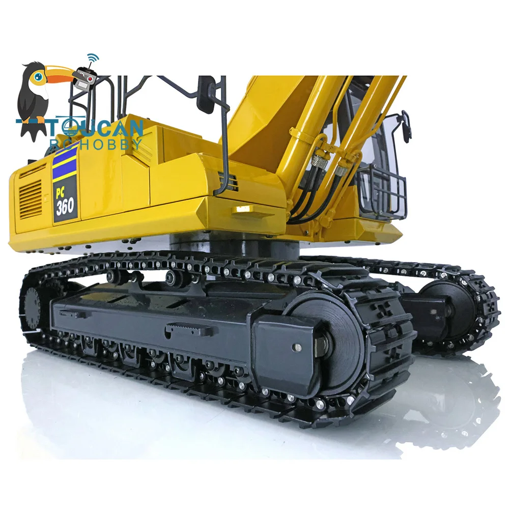 Metal Hydraulic RC Excavator 1/12 PC360 DIM P3-11 Remote Control Truck Light System Motor Servo Toys TH20443-SMT9 4