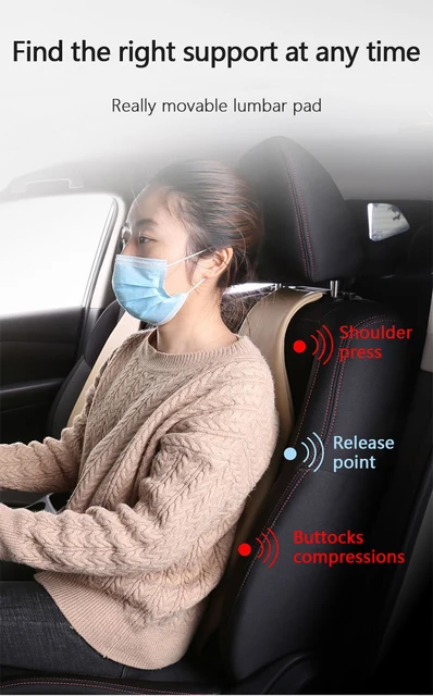 Nuovo supporto per airbag dinamico cuscino lombare cuscino di supporto  lombare intelligente per Auto protezione universale per sedile posteriore per  Auto - AliExpress