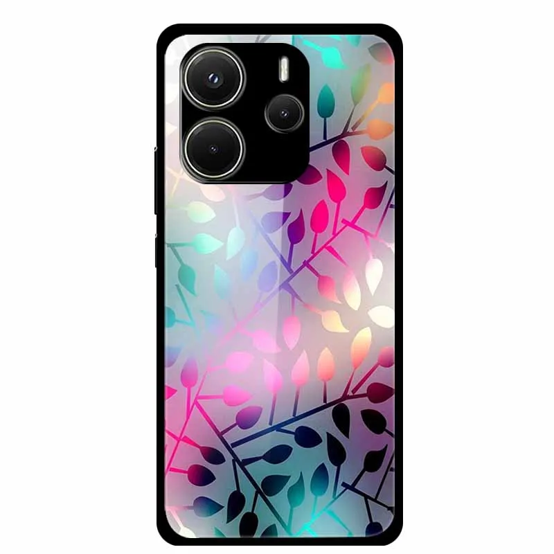 Space-Themed Soft Bumper Tempered Glass Case with Premium Protection