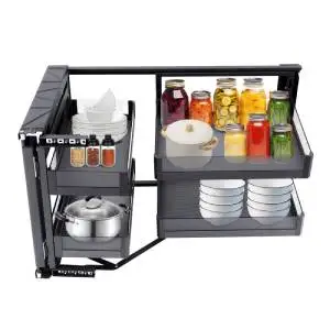 blind corner cabinet pull out 12 inch opening blind corner pull out blind corner pantry pull out