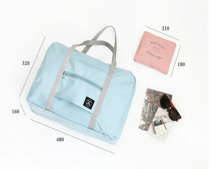 Waterproof Travel Bag Unisex Foldable Duffle Bag Organizers Large Capacity Packing Cubes Portable Luggage Travel Accessories