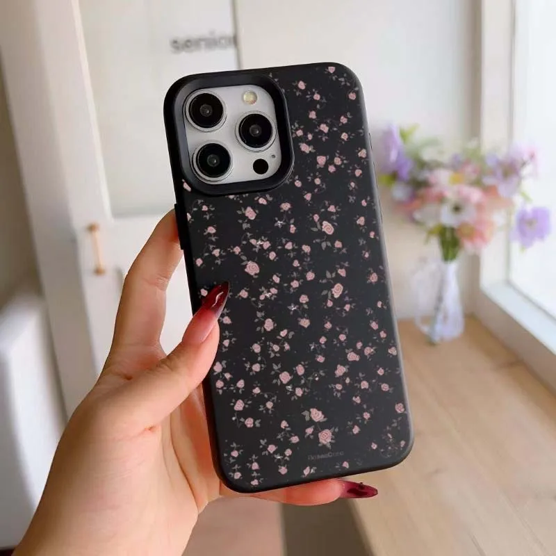 Pink Rose Floral TPU Protective Phone Case - Candy Soft s