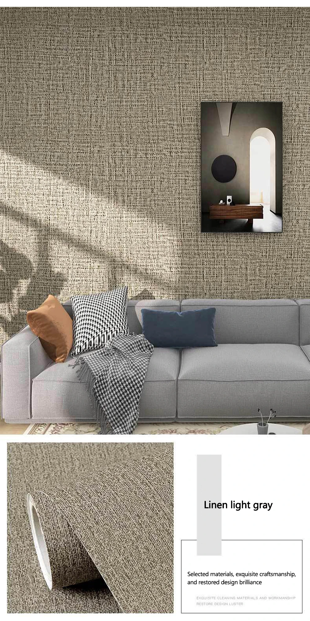 Selbstklebende Tapete, wasserdicht, feuchtigkeitsbeständig, für Schlafzimmer, Wohnzimmer, Dekoration, Tapeten, Zimmer, Schlafsaal, Renovierung, Tapeten – Detail 15