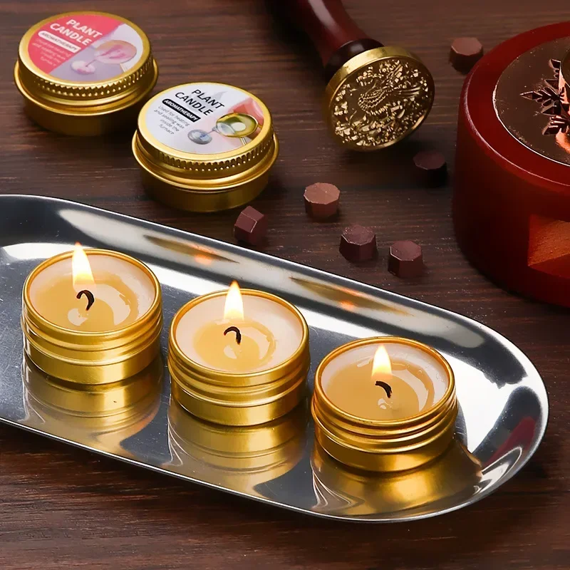 Empty Aluminum Tin Jar with Screw Thread Lid Round Sealed Box Cream Lip Balm Containers Cosmetic Cans Candle Jars 50Pcs 15g storage box storage jar storage can