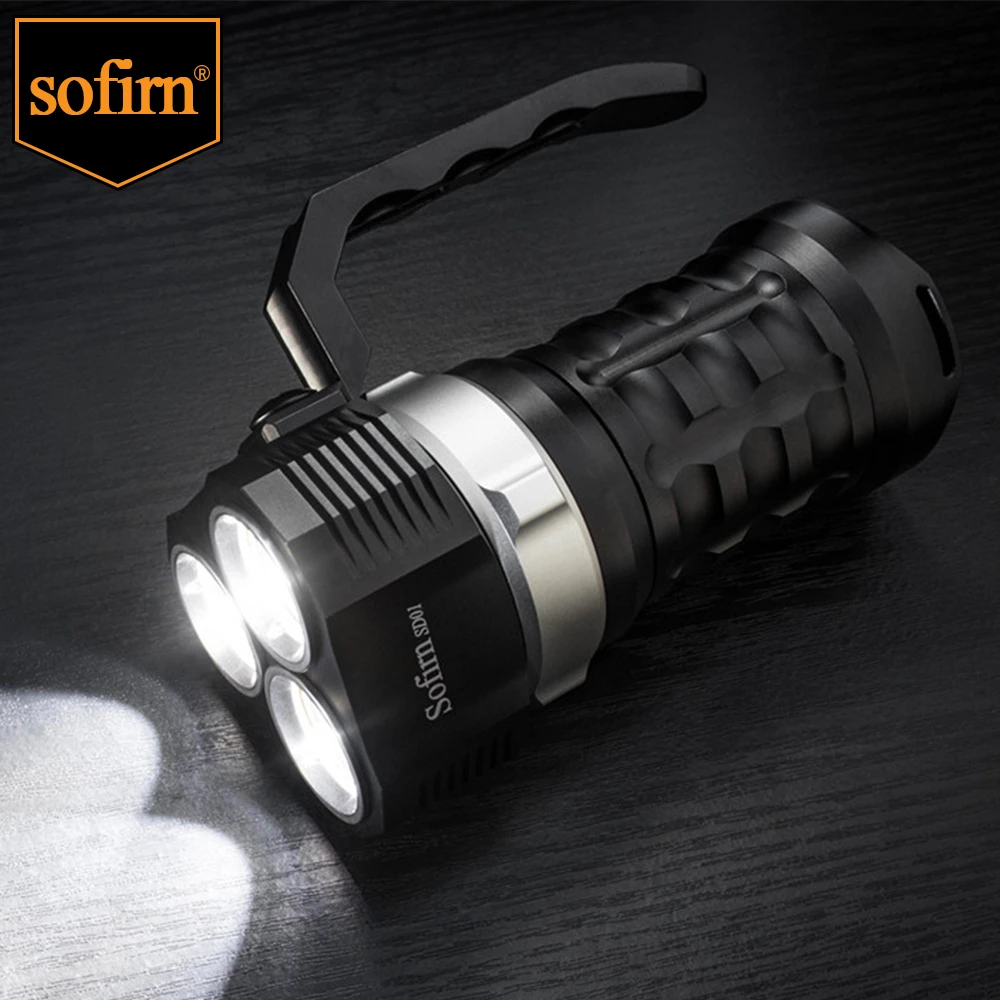 Sofirn SD01 6000LM Powerful Diving Light 3* SST40 LED Dive Flashlight