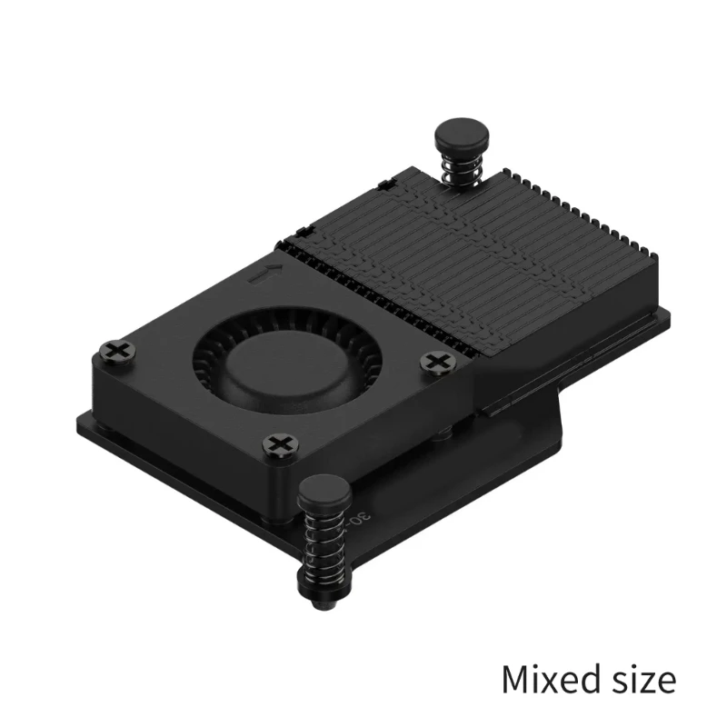 Argon THRML 활성 냉각기 방열판 냉각 팬 RPi 5용 조정 가능한 라디에이터