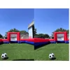 Giant Inflatable Soccer Field Football Pitch Sport Bumper Ball Inflatable Soccer Paintball Area Playground For Shooting Game 5