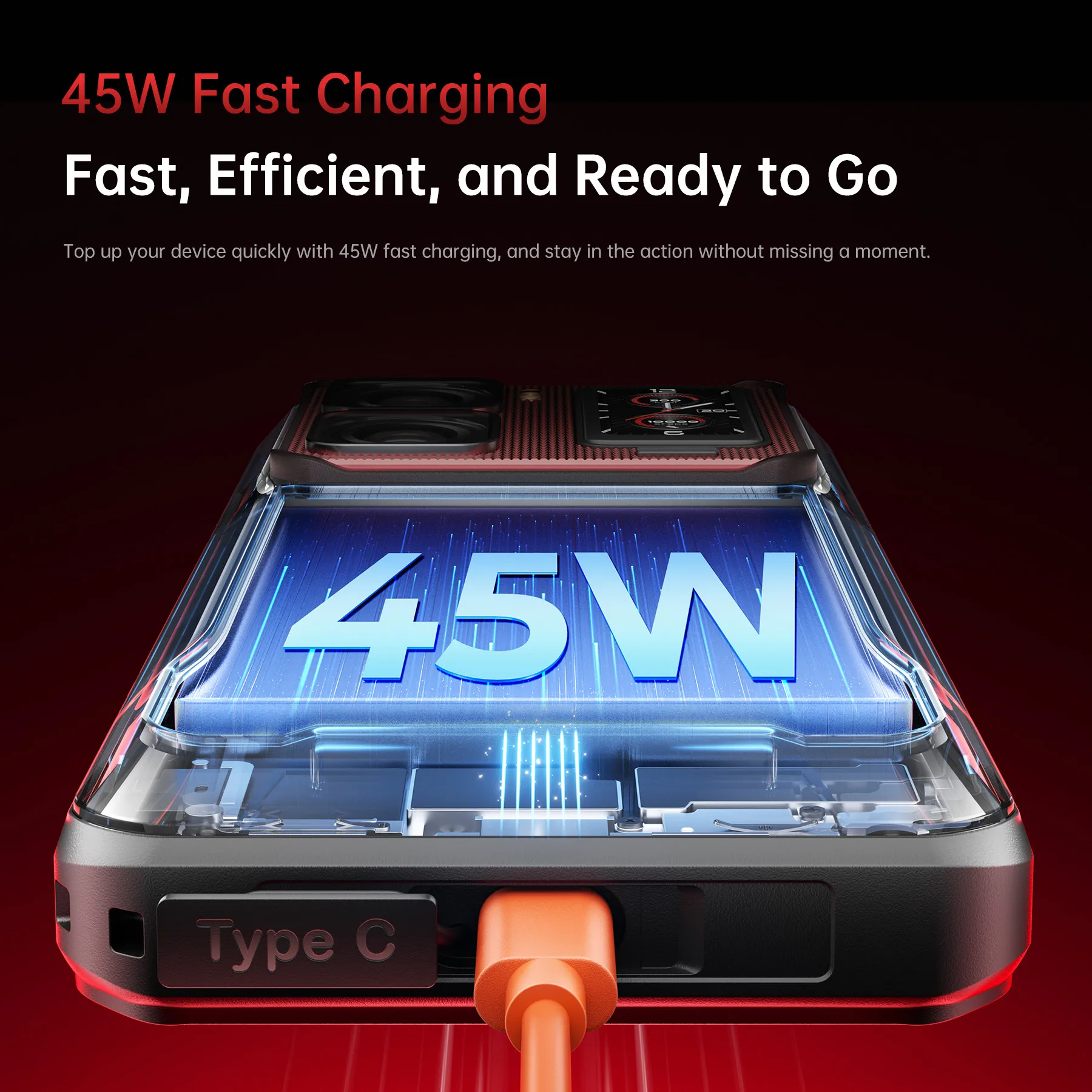 Oukitel WP300 Rugged Phone 16000mAh 36GB（12+24）GB+512GB Modular