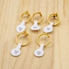 36Pcs/Lot Wholesale Stainless Steel Ring For Hollow Cross Jewelry Charms Finger Decoration Gift 5