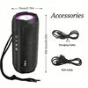 TG227 Support USB/ TF/ FM Radio Music Party Wireless Compatible Waterpro With Lamp Outdoor Portable Upright Speaker Music Player 3