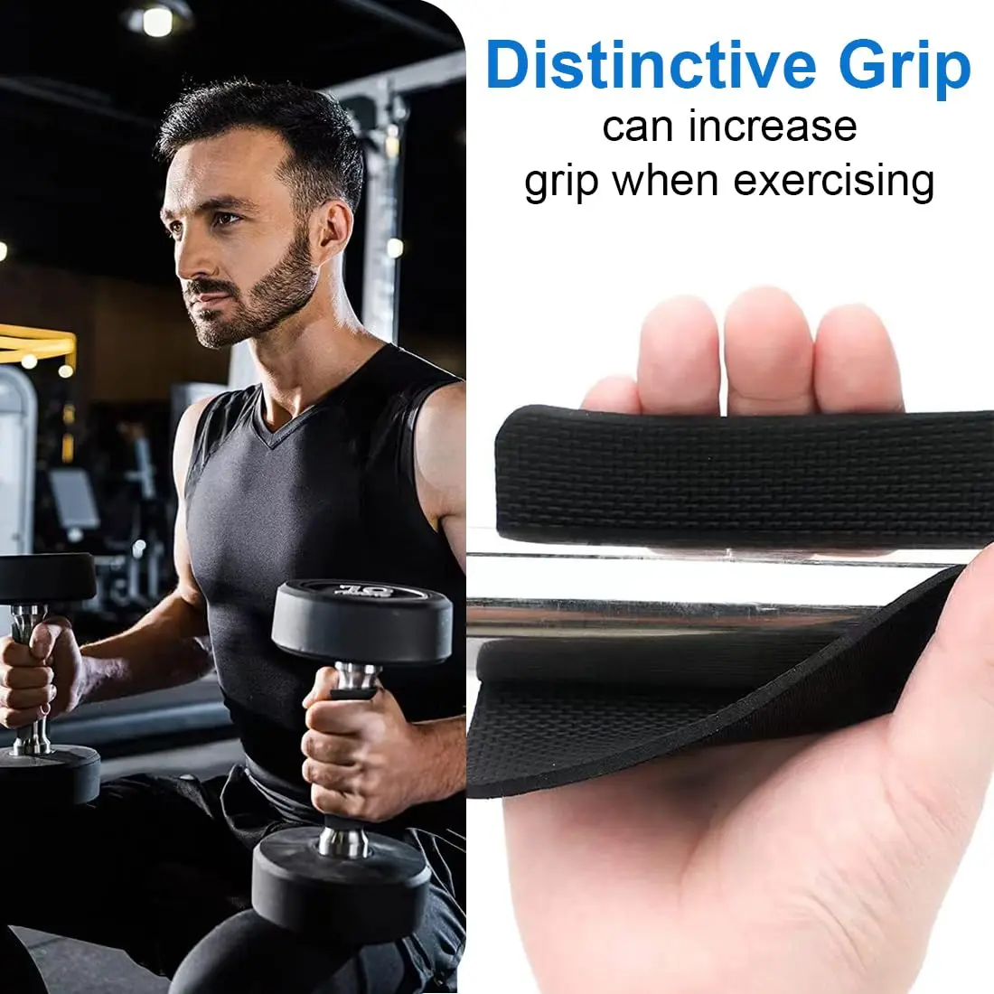 10Pcs Lifting Grips Pads Gym Workout Gloves Pull up Neoprene Comfort Weightlifting Hand Grips for Men & Women No Sweaty Hands 6