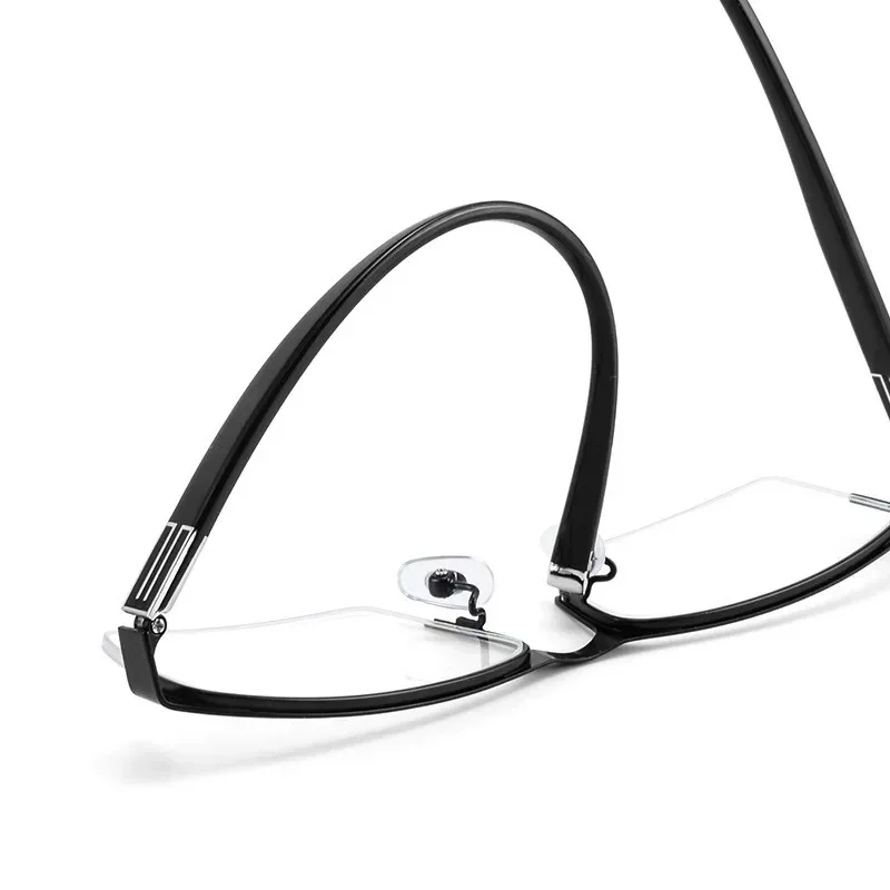 Half Frame Myopia Glasses Business Color-changing Male Female Near Sight Glasses Ultra Light Outdoor Driving Protection Glasses 5