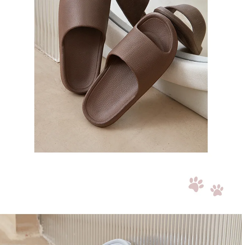 EVA Herren-Sandalen, Flip-Flops, Herren-Hausschuhe, einfarbig, rutschfest, weiche Sohle, bequeme Dusch-Hausschuhe, Outdoor-Paar-Schuhe, Sommer – Detail 7