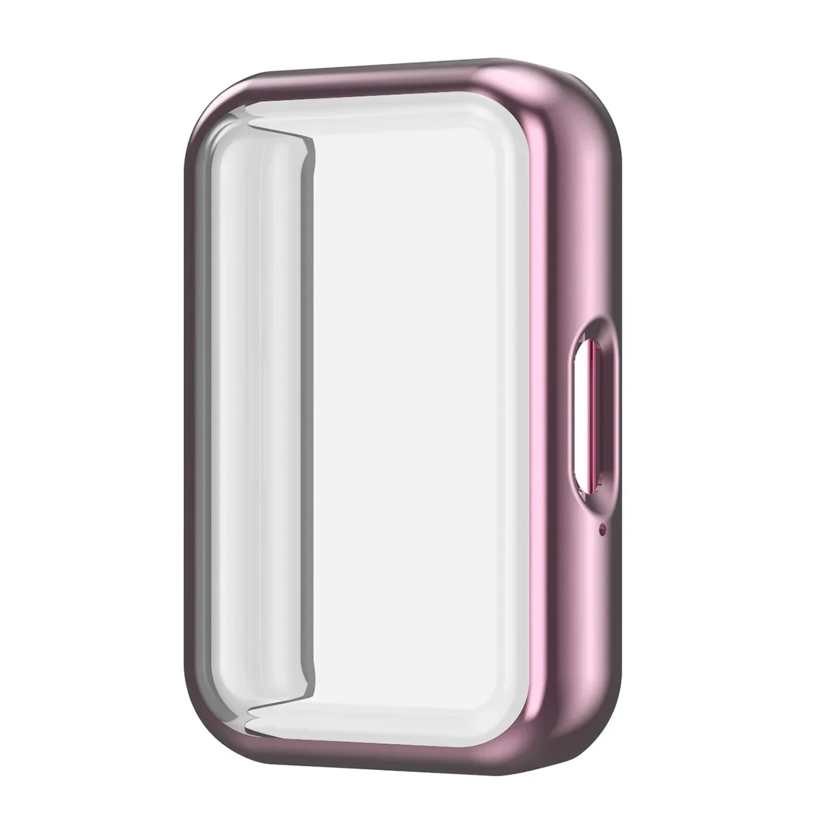 Enhanced TPU Protector Case with Full Coverage Glass Shell for Fitness Tracker Accessories