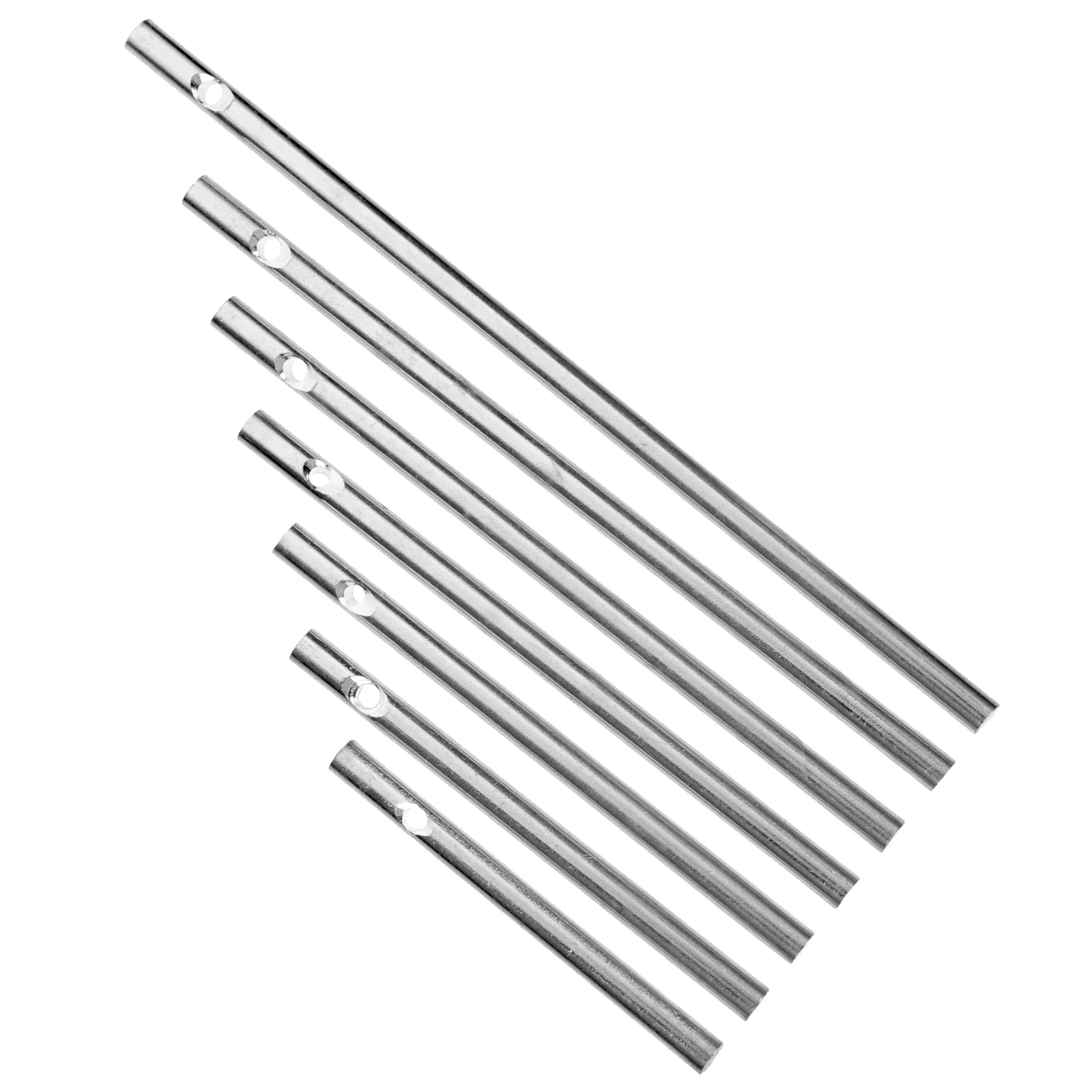 

7 Pcs Wind Chime Aluminum Tube Tubes Supplies Metal Bell Accessories Replacement Pipe