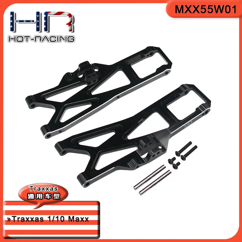 Bracci Di Sospensione Inferiori In Alluminio Da Corsa Caldi Per Traxxas 1/10 Maxx V2 O Wide Maxx Coversion