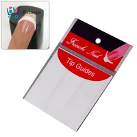 Line Tips Create Stylish Nail Designs White At Home French Manicure Sticker Popular Nail Art Form Easy To Use Fringe Stylish 1