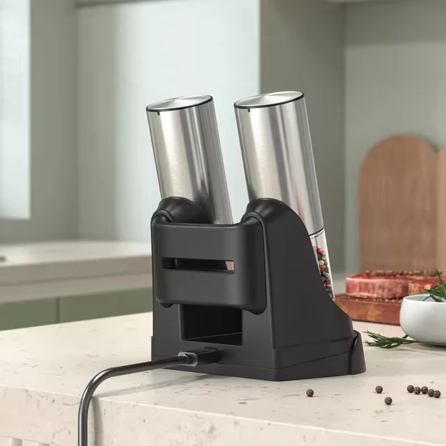 Electric Salt Pepper Grinder Set 3