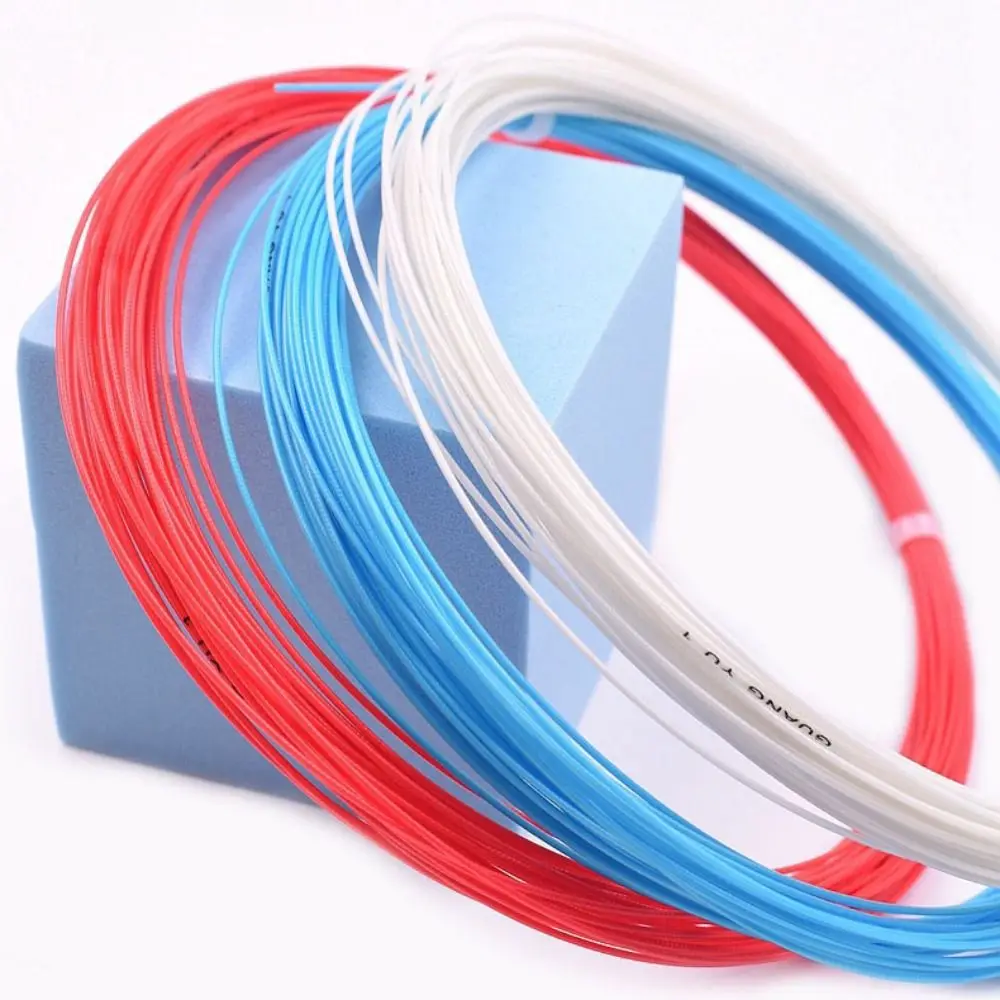 Badminton String Random Color Badminton Racket String Tool Dia.0.7mm Length 10M Racquet Wire BG65 BG65Ti BG66ultmax Racquet Stringing