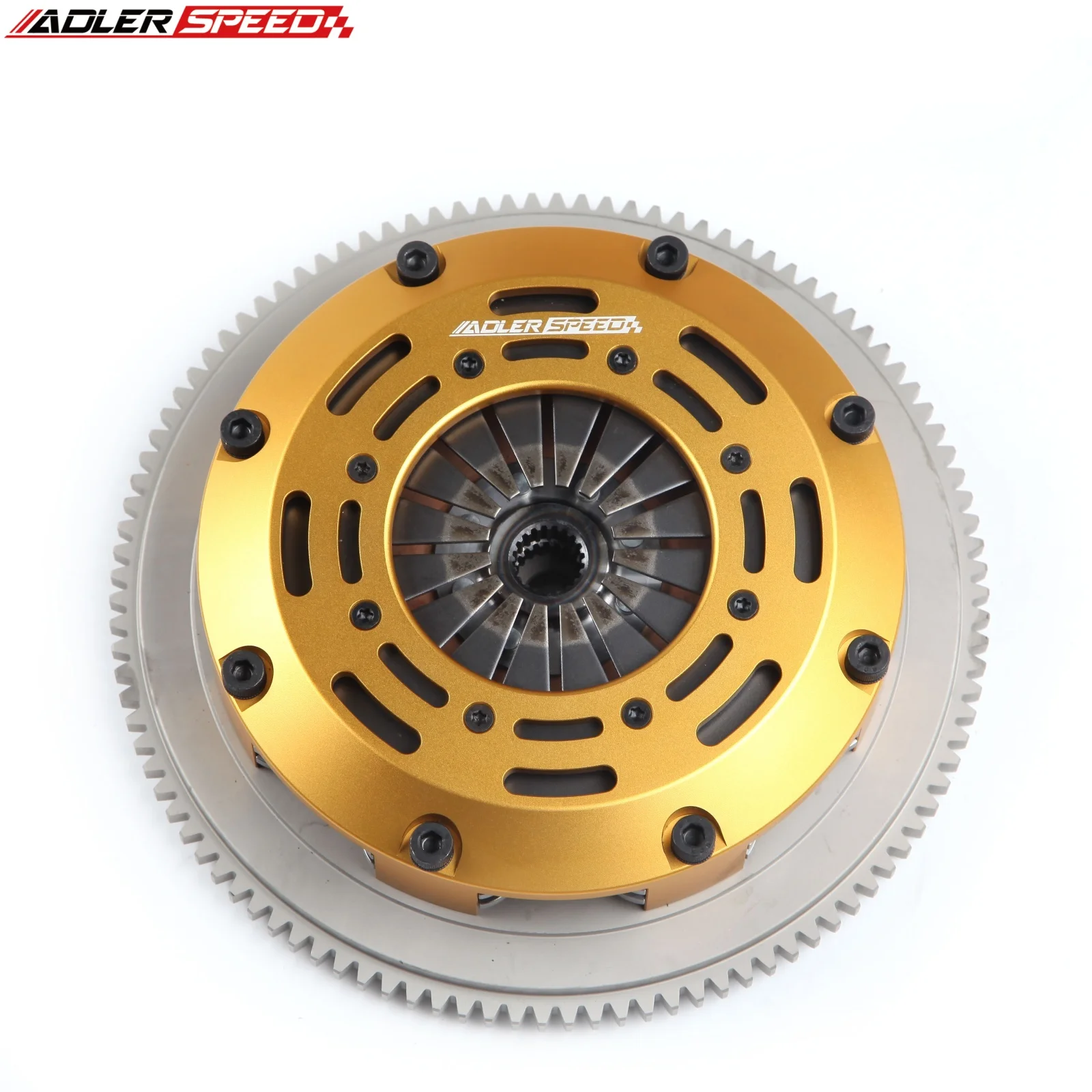 ADLERSPEED 레이싱 트윈 디스크 클러치 키트 (ECLIPSE TSi LASER RS 4G63 AWD 6볼트 표준 WT용)