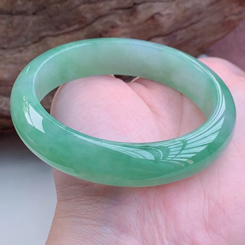 

Zheru Jewelry Natural Myanmar Jade 54mm-62mm bracelet exquisite princess bracelet send girlfriend send mom