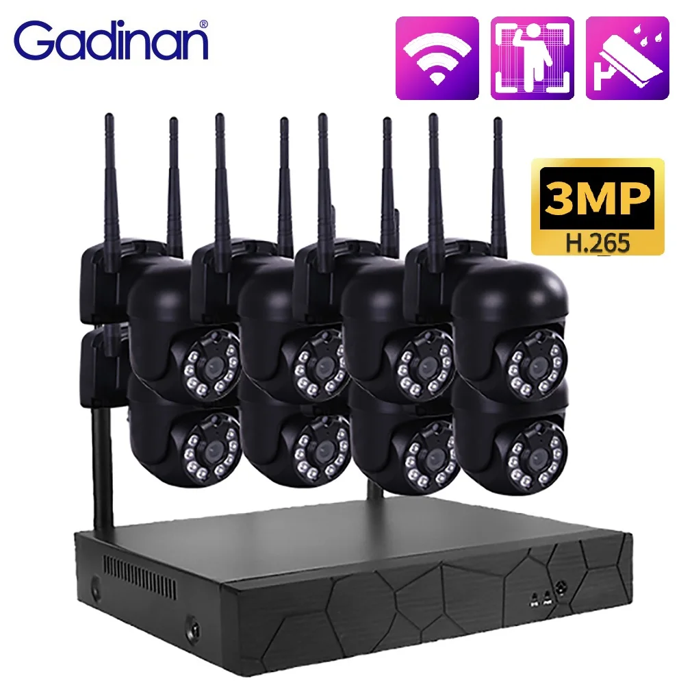 Gadinan-8CH-P2P-NVR-Video-Surveillance-Kit-3MP-WIFI-Two-Way-Audio-IP ...
