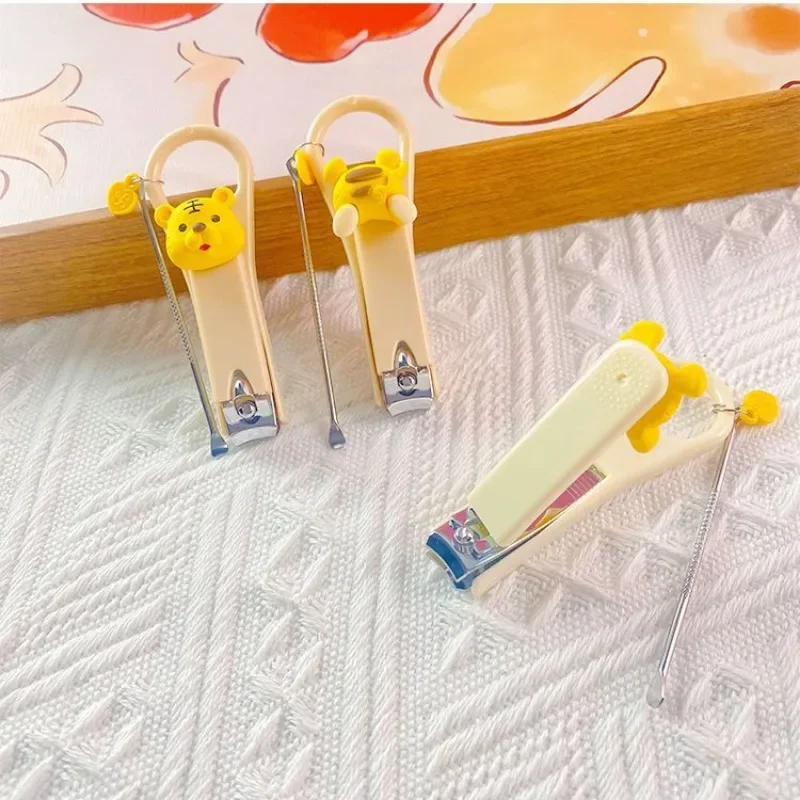 Mini Cute Tiger Nail Clipper Cutter Ear Spoon Household Baby Nail Trimmer Folding Pliers Knife Nails Care Manicure Tool