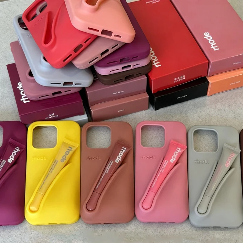 Makeup Brand Lemontini Dopamine Lip Gloss Case for iPhone 15 16 17 ProMax 12...