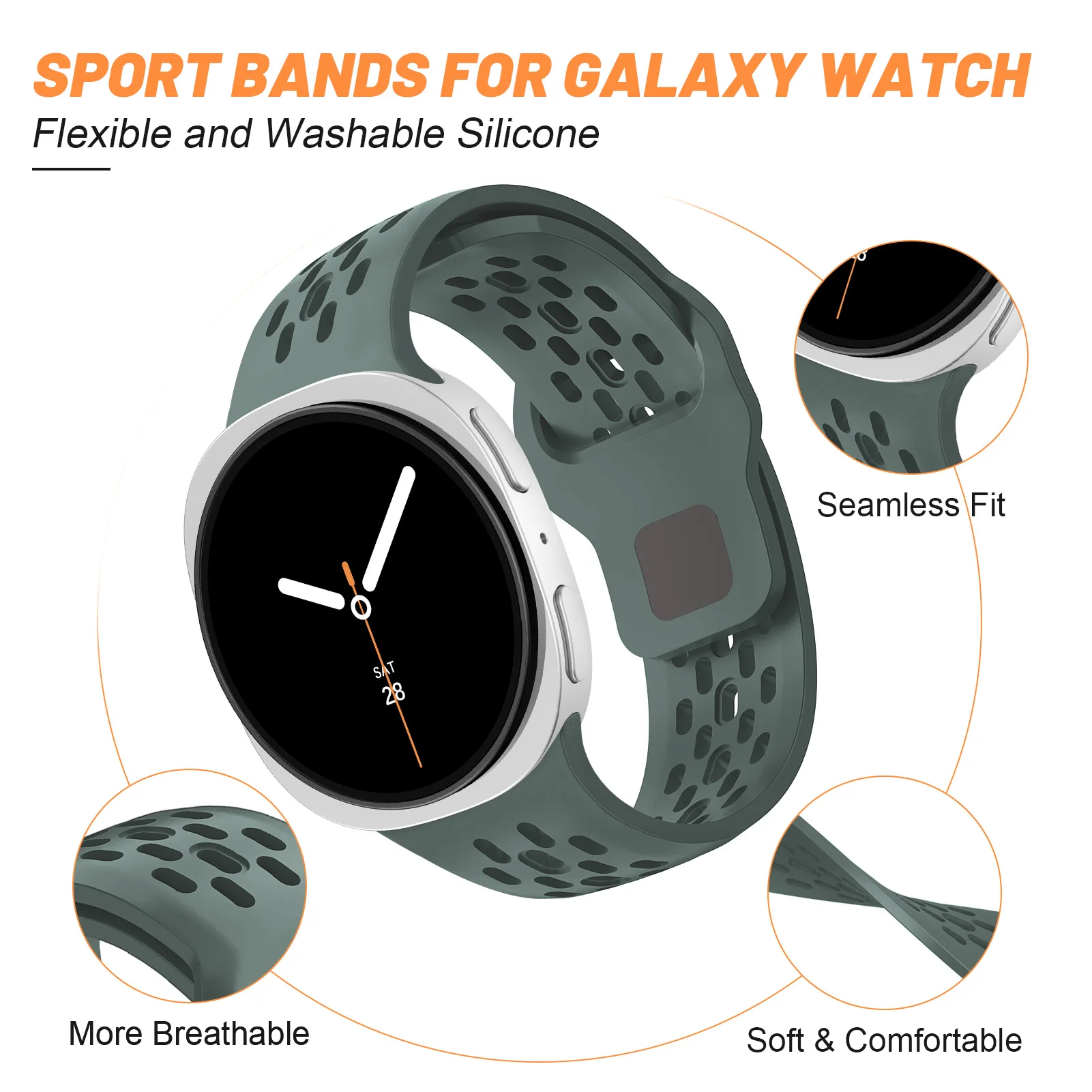Silicone Sport Strap Wristband - Premium Accessories