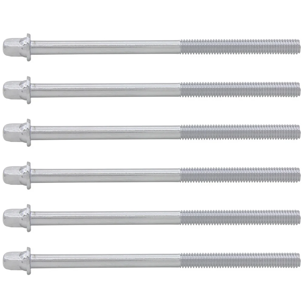 

6pcs Drum Screw Drum Lug Mounting Screw Drum Tension Rod 11cm Drum Repair Part