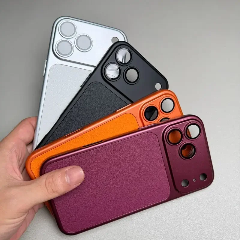 Leather Matte Finish Protective Phone Case