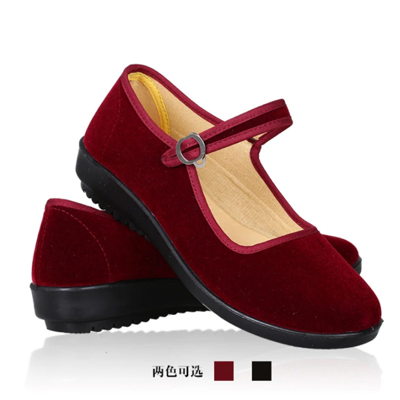 Spring Ladies Flats Ballerinas Mary Janes Casual Flat Platform Shoes Comfortable Slip On