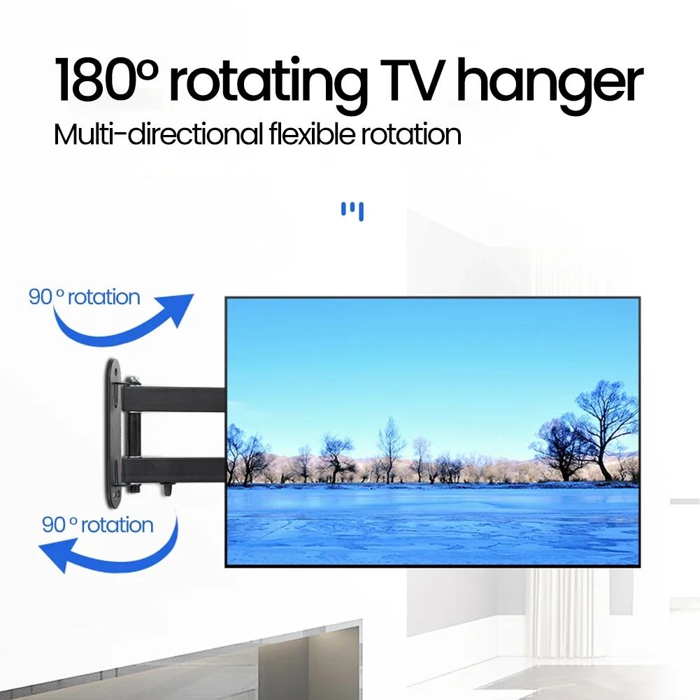 MX01 신모델 유니버설 조절식 TV 월 마운트 브래킷 회전형 홀더 TV 마운트 1432인치 LCD LED 모니터 평면 패널용
