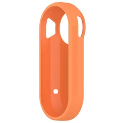 Silicone Portable Bike Light Protector Case - Washable, Impact - Resistant, Dustproof, Anti - Lost (Orange)