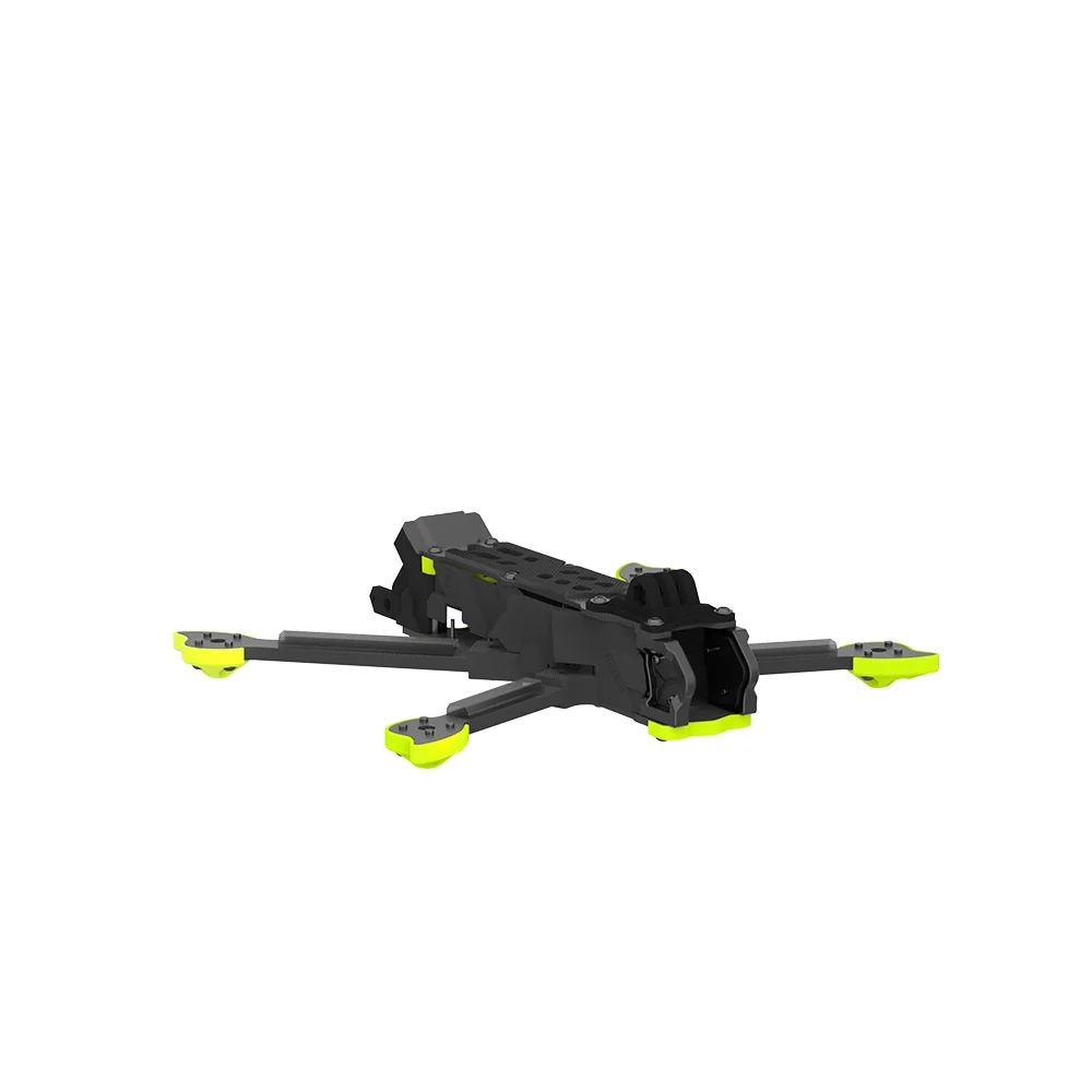 Vue de profil du cadre iFlight Nazgul DC5 V1.1 O4 Pro montrant son châssis en X