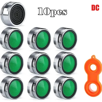 10 ชิ้น 24 มิลลิเมตร ABS ก๊อกน้ำเครื่องเติมอากาศ M20/M22/M24/M28 สำหรับห้องครัวทำความสะอาดบ้านคุณภาพน้ำกรองตะกอนฝักบัวอ่างอาบน้ำอะไหล่ 2