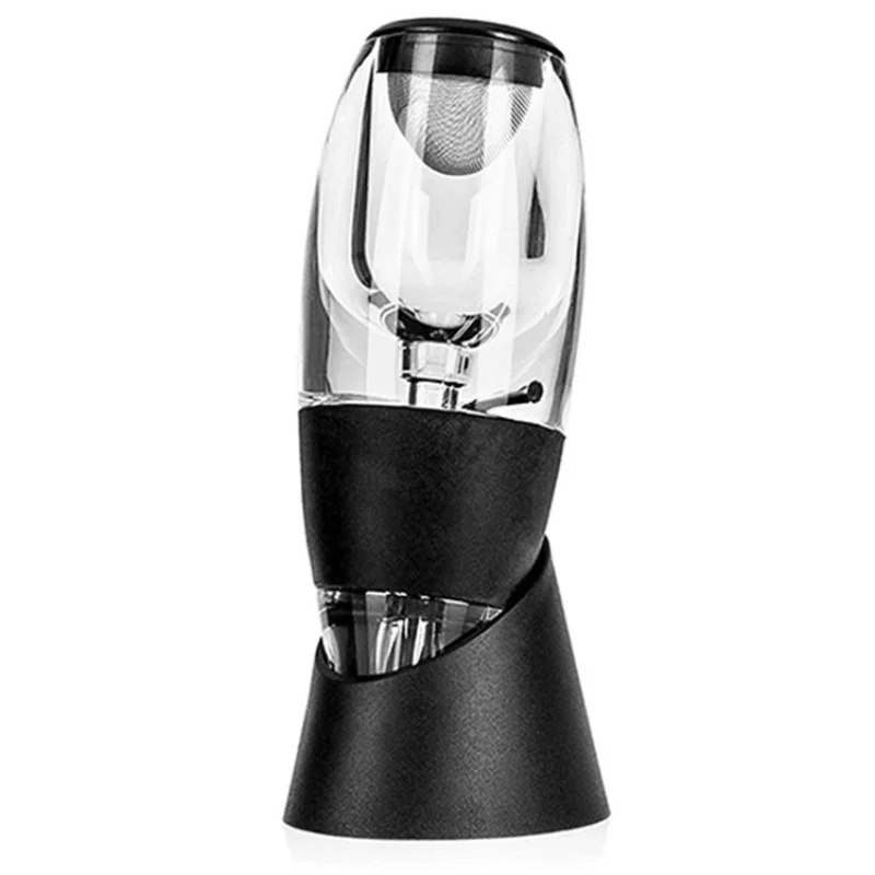 

Wine Decanter Quick Sobering For Bar Party Kitchen Professional Red Wine Whisky Aerator Dispenser Pourer With Filter and Base