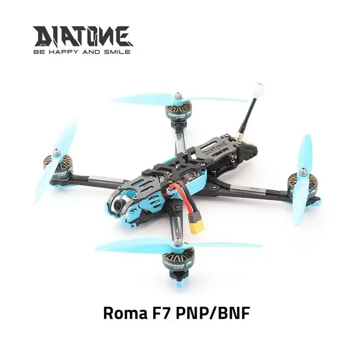 

Дрон DIATONE Roma F7 7 дюймов FPV F722 F65 _ 128K 1000 мВт VTX RUNCAM PHOENIX2 2808 1100KV 6S с ограниченным зазором