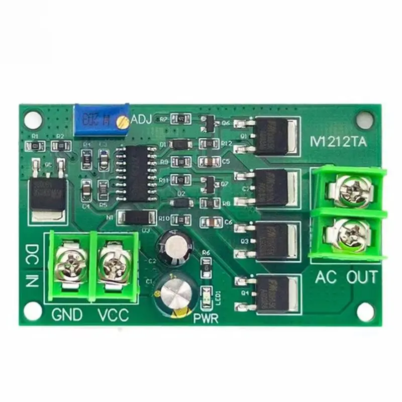[NEW A09R】 DC 12V에서 AC 12V로 5Pcs 100W DC-AC 새로운 인버터 50Hz 구형파 신호 발생기 모듈 전력 변환 보드