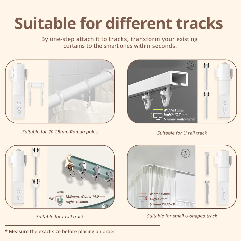 Zemismart Robot Rideau Intelligent Moteur électrique WiFi Pilote Rideau,Rideau Motorisé Pour