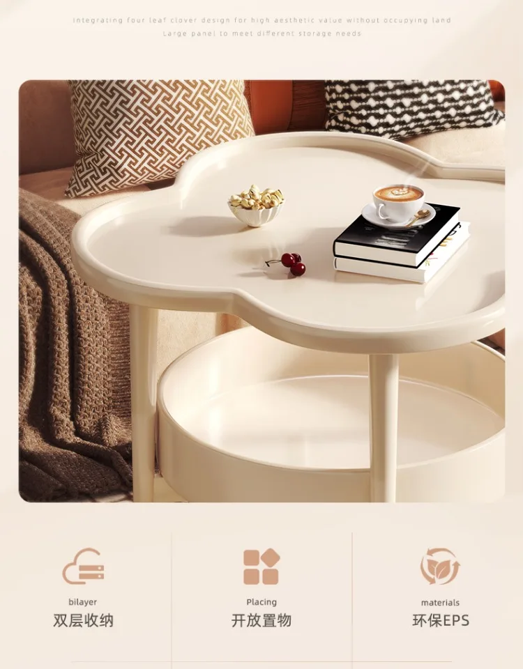 Living Room Sofa Side Cabine Unique Creativity Luxury High-end Feeling Small Coffee Table Bedroom Bedside Salontafel Столик