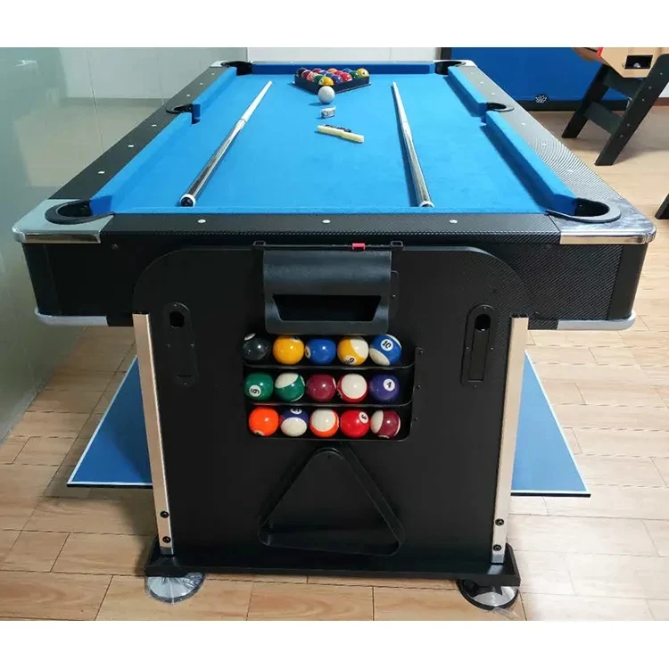 Game Table 4 in 1 Multifunctional Hockey Sports Pool Snooker Billiard Tables Ping-pong Dinning Top Pool Table