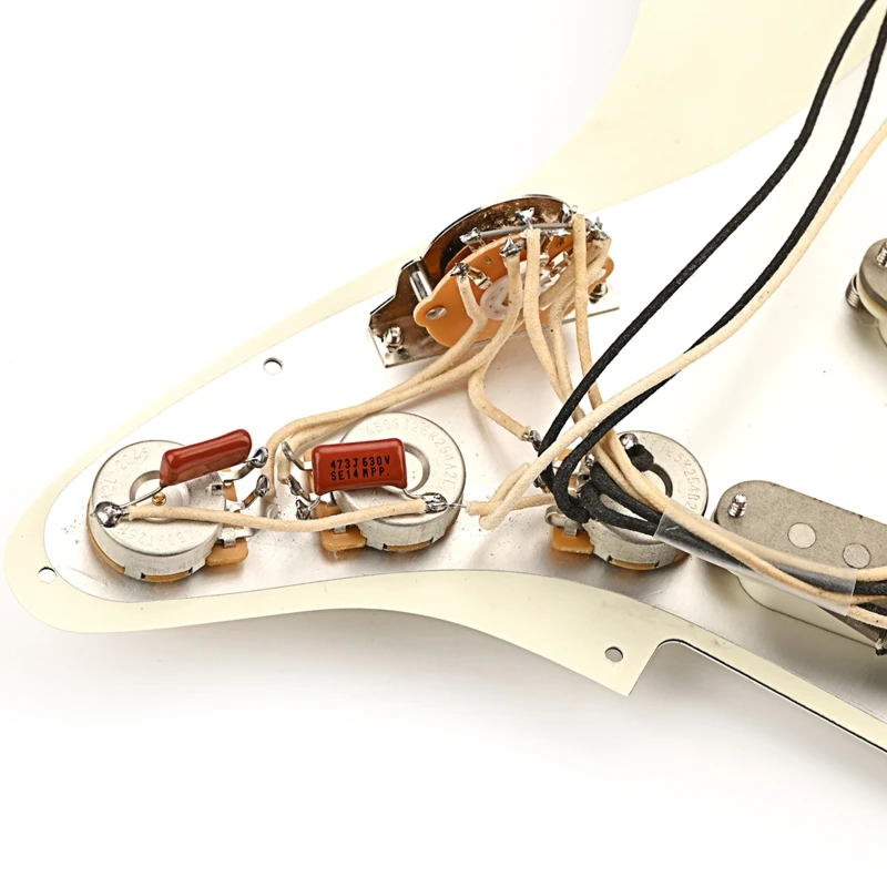 11 Holes Electric Guitar Scratch Plate Loaded Prewired Pickguard Single