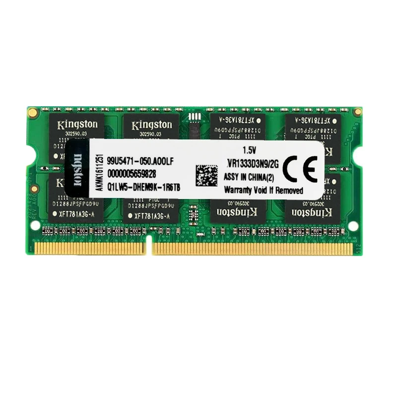 Barrette De RAM DDR3L SODIMM 1333MHz - 2GB, 4GB Ou 8GB Par Micron, Pour Portable, 1.35V, CL9